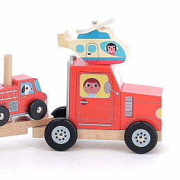 Грузовик с машинками от бренда Vilac
