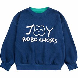 Свитшот Navy Smiling от бренда Bobo Choses