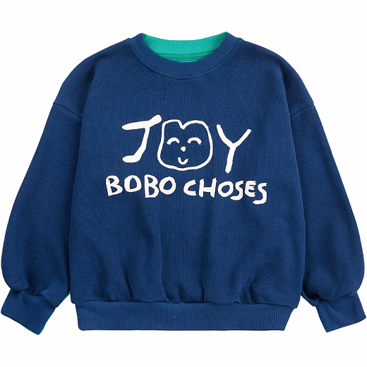 Свитшот Navy Smiling от бренда Bobo Choses