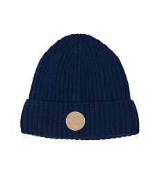 Шапка Knot merino fleece night blue от бренда Peppihat