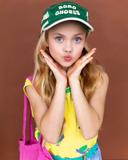 Кепка Green Stripes от бренда Bobo Choses