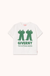 Футболка GREEN FROG от бренда Tinycottons Белый