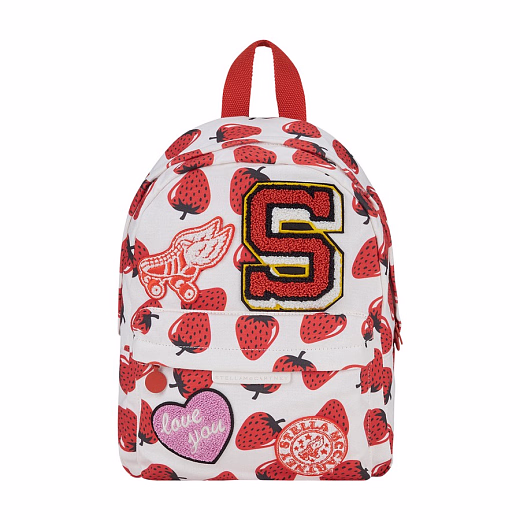 Рюкзак с клубничками от бренда Stella McCartney kids