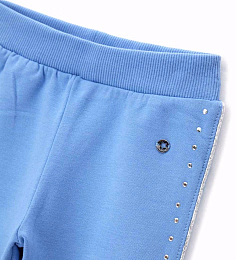 Джоггеры голубые с лампасами от бренда Original Marines