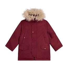 Парка Burgundy от бренда Stella McCartney kids