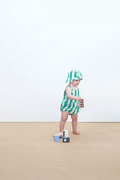 Панама GREEN STRIPES от бренда Tinycottons