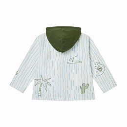 Ветровка с голубыми полосками от бренда Stella McCartney kids