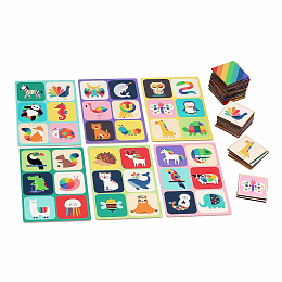 Игра Лото Животные от бренда Vilac