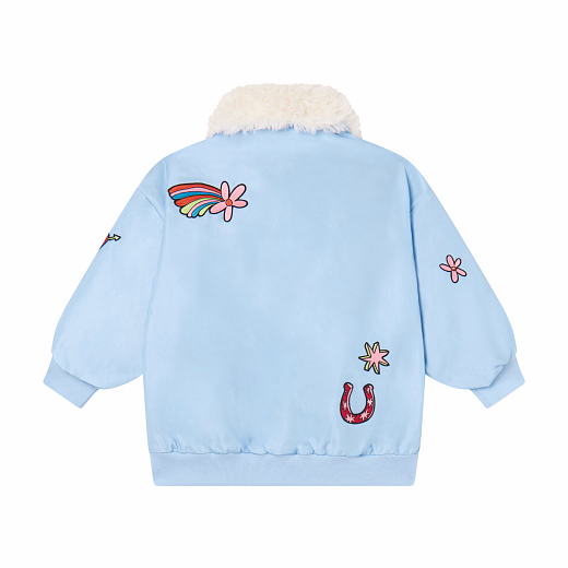 Бомбер Blue Stella Graphic от бренда Stella McCartney kids