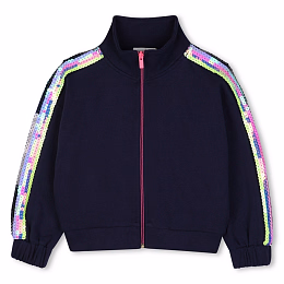Толстовка Navy  с пайетками от бренда Billieblush