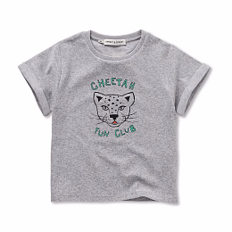 Футболка Cheetah от бренда Sproet & Sprout Серый