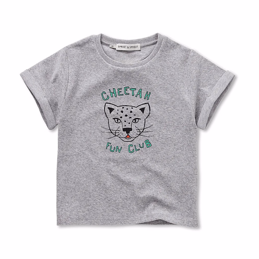 Футболка Cheetah от бренда Sproet & Sprout Серый