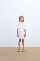 Футболка Roses and Diamonds от бренда Tinycottons Розовый