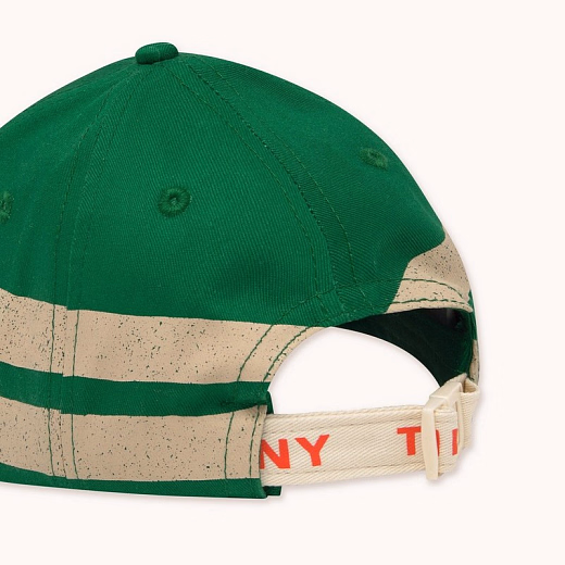 Кепка GREEN STRIPES от бренда Tinycottons