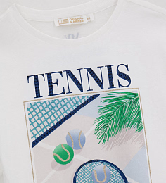 Футболка Tennis Special Club от бренда Original Marines Белый
