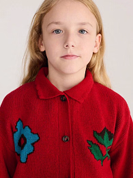 Кардиган red Blossom от бренда Bobo Choses