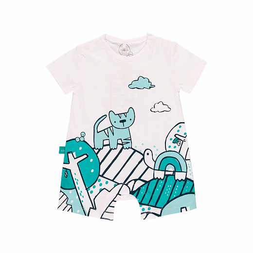 Ромпер Cat and turtle от бренда Boboli