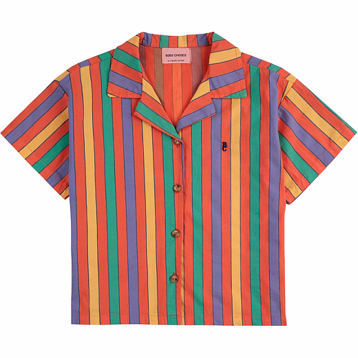 Рубашка Multicolor Stripes от бренда Bobo Choses