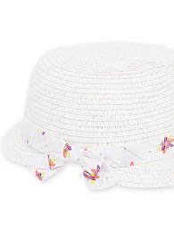 Панама-шляпка белая от бренда DPAM