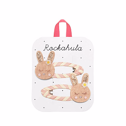 Набор заколок Полосатые кролики от бренда Rockahula Kids
