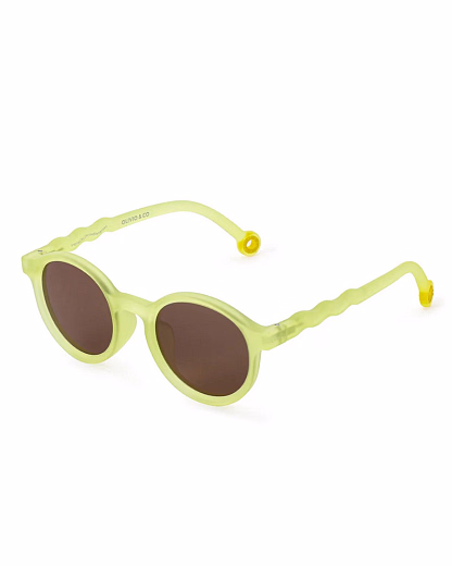 Очки KIDS Oval Sunglasses-Citrus Garden-Lime Green от бренда Olivio and Co