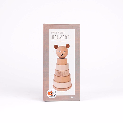 Пирамидка Мишка Марсель от бренда Egmont Toys