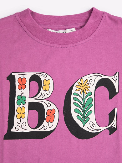 Футболка Spring Letters от бренда Bobo Choses Розовый