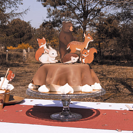 Декор для торта Лес 6 шт от бренда Tim & Puce Factory