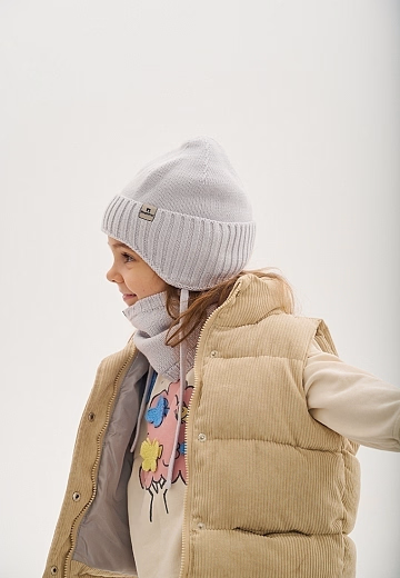 Шапка Bimla mist grey от бренда Peppihat