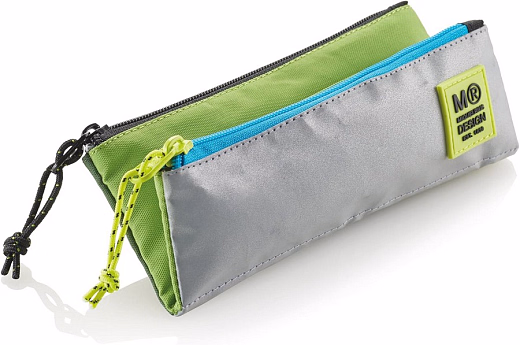 Пенал с тремя отделениями Трехцветный зеленый от бренда MiquelRius