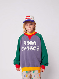 Свитшот Color Block от бренда Bobo Choses