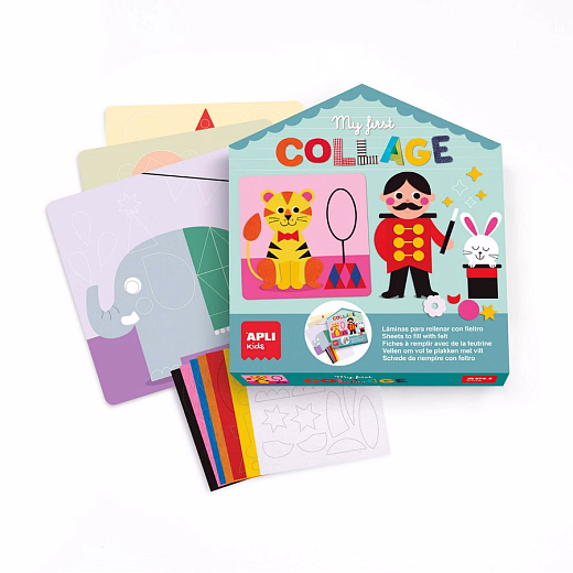 Набор для творчества Мой первый коллаж "Цирк" от бренда Apli Kids