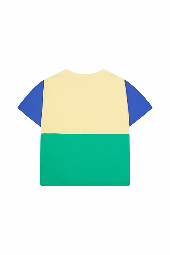 Футболка Colour Block от бренда Tinycottons Бежевый