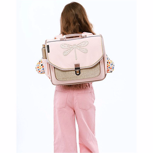 Портфель Medium Pink Dragonfly от бренда Caramel et Cie