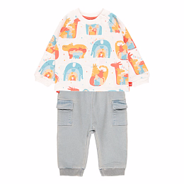 Свитшот и джоггеры Animal families от бренда Boboli