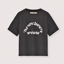 Футболка Nico Galactic Grey Melange от бренда The New Society Серый