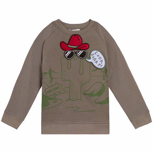 Свитшот Cactus Graphic от бренда Stella McCartney kids