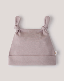 Набор шапок с ушками белого и бежевого цвета от бренда Anna Leon