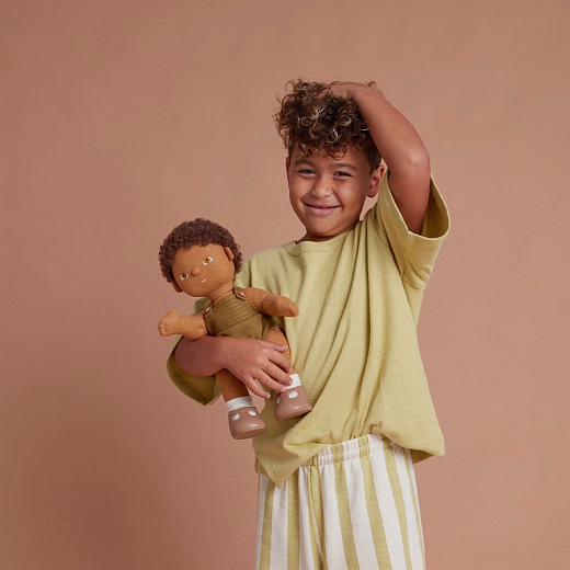 Кукла шарнирная Dinkums Dolls Button от бренда Olli Ella