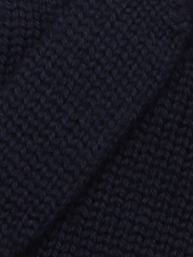 Перчатки темно-синего цвета с манжетами от бренда IL Trenino