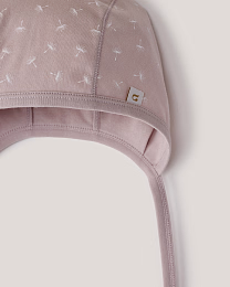 Набор чепчиков пыльная роза и белого цвета от бренда Anna Leon