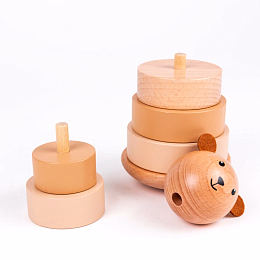 Пирамидка Мишка Марсель от бренда Egmont Toys