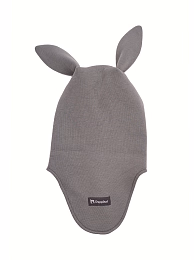 Шапка-шлем Bunny Teddy l.grey от бренда Peppihat