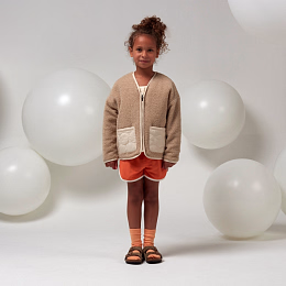 Куртка FRIENDLY WHALE Brown rice White gap grey от бренда Gosoaky