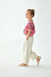 Блузка Kaya Pink Flowers от бренда C'ERA UNA VOLTA