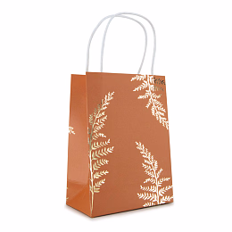 Подарочные пакеты Оранжевое золото 4 шт от бренда Tim & Puce Factory