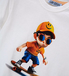 Футболка Skater от бренда Original Marines Белый