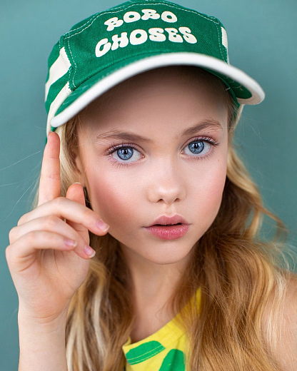 Кепка Green Stripes от бренда Bobo Choses