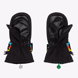 Варежки Stella Black от бренда Stella McCartney kids