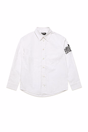 Рубашка Bianco с принтом листа от бренда Dsquared2